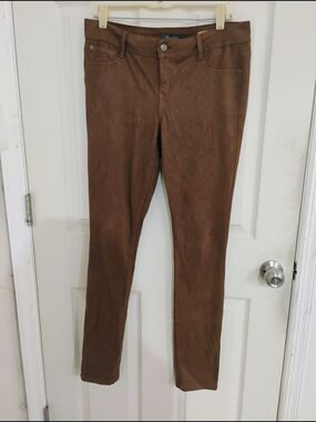 Level 99 Women's Cognac Skinny Ponte Pants